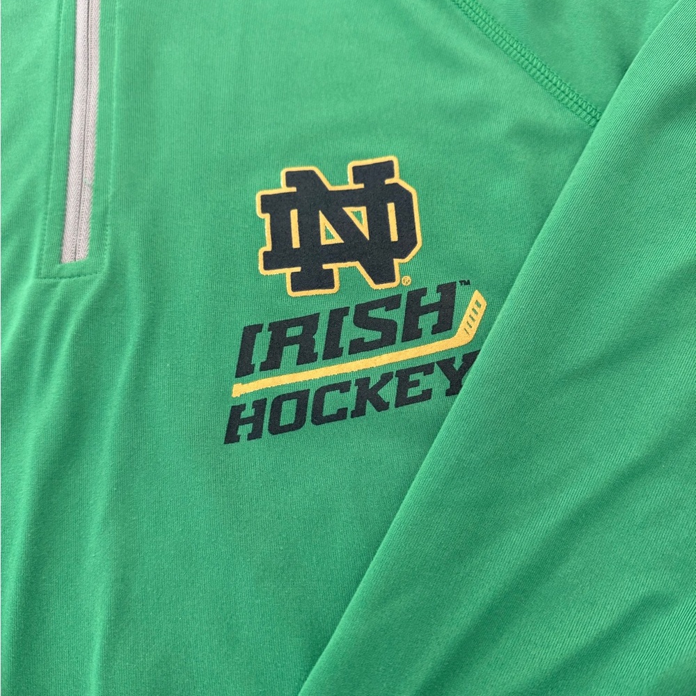 NWOT Notre Dame Under Armour Men's Small HeatGear 1/4 Zip Lightweight Jacket - Picture 2 of 8